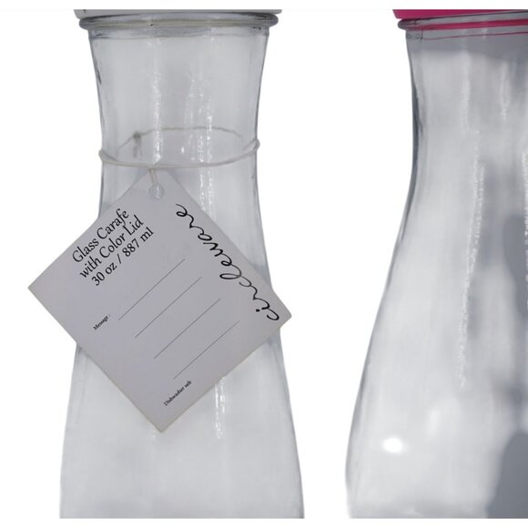 Circleware 2‑Pack Glass Carafe with Lids – 30 oz Each - Picture 5 of 5